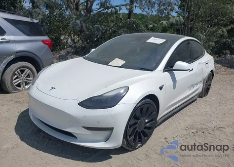 2022 Tesla Model 3 Performance Dual Motor All-Wheel Drive from USA, damaged, VIN 5YJ3E1ECXNF263791